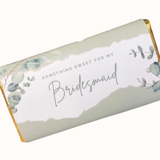 Bridal Party Galaxy Chocolate Bar - Sage