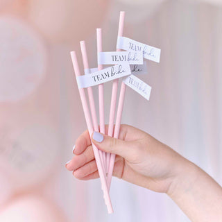 Team Bride Hen Party Paper Straws (16)