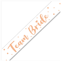 Team Bride Holographic Banner - 2.7m