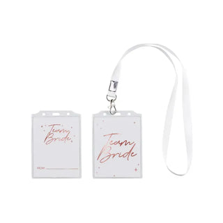 Team Bride Lanyards - 4 pack