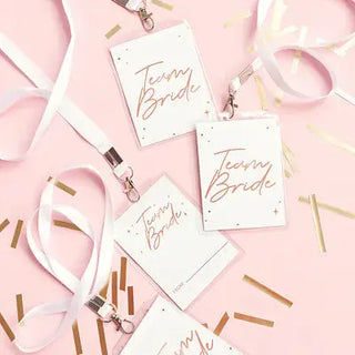 Team Bride Lanyards - 4 pack