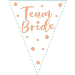 Team Bride Party Bunting 11 flags 3.9m