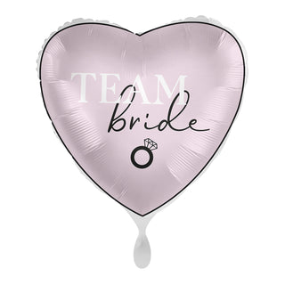 Team Bride Pink Heart Hen Party Balloon