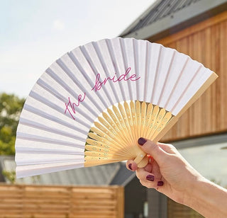 The Bride Paper Fan