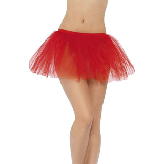 Tutu Underskirt, Red, 4 Layers, 30cm Long