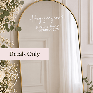 Vinyl Decal - for Mirror Signs