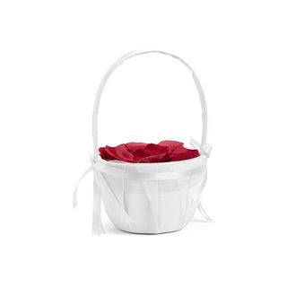 Wedding Basket for Petals, White