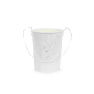 White Flower Petal Bucket