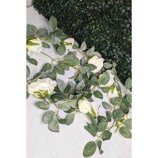 White Rose Garland - Rental