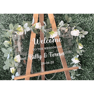 White Rose Garland - Rental