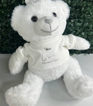 Personalised Teddy Bear - White