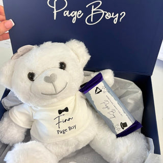 Personalised Teddy Bear - White