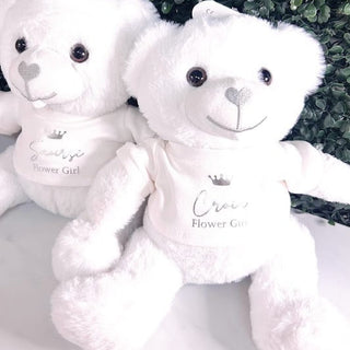 Personalised Teddy Bear - White
