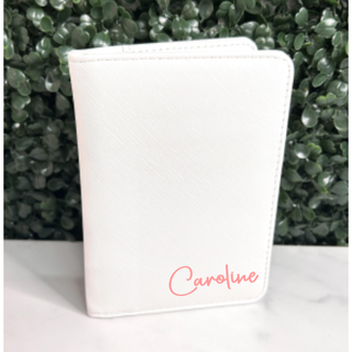 Personalised Passport Holder - White