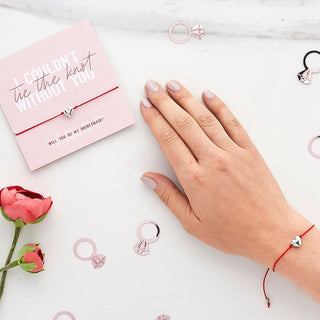Will you be my Bridesmaid Bracelet on card