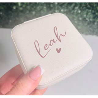 Personalised Jewellery Box - Off - White