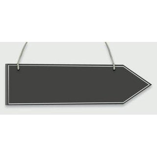 Wooden Arrow Blackboard 30.5cm x 7.6cm 1pc