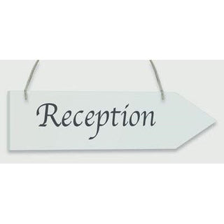 Wooden Arrow Whitewash 30.5cm x 7.6cm Reception 1pc